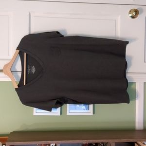 Fair Indigo V-Neck Short-sleeved T-shirt, Size XL